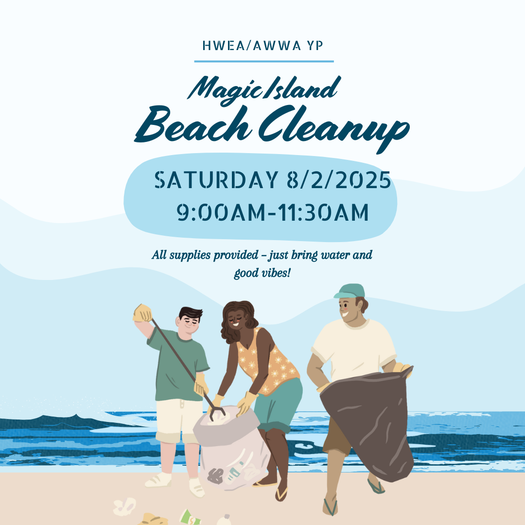 HWEA/AWWA YP Magic Island Beach Cleanup & Summer BBQ